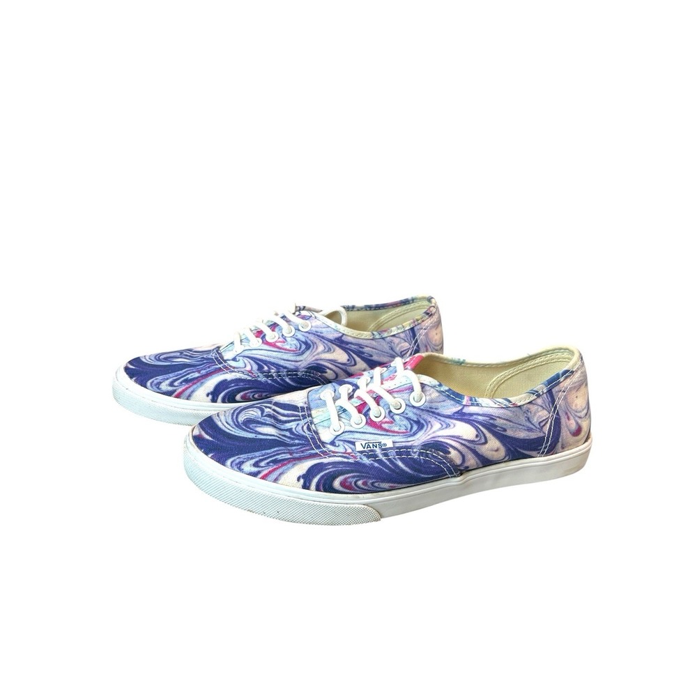 Vans blue swirl pattern Tie-Dye size‎ 7 women men 5.5